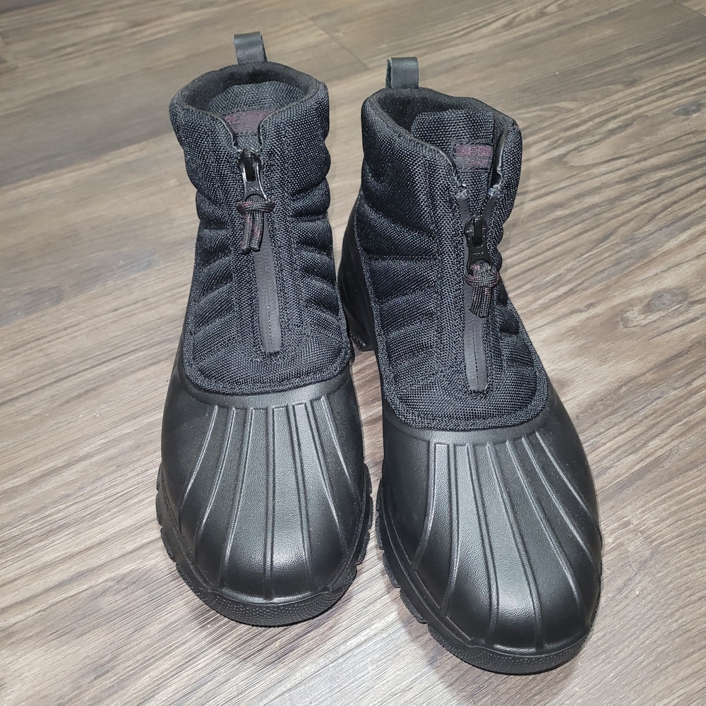 Sperry Black Combat & Moto Boots Womens Duck Float Zip Seacycled Boot 11